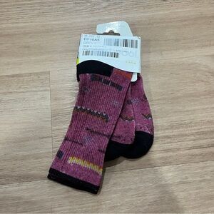 Smartwool Canoe Print Light Hiking Socks Size Womens Small NWT
